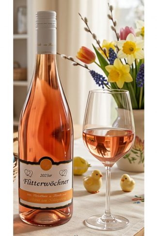 <br>Artikel-Nr.: 034<br>2022er Flitterwöchner Rose Qualitätswein lieblich 1,0l<br>